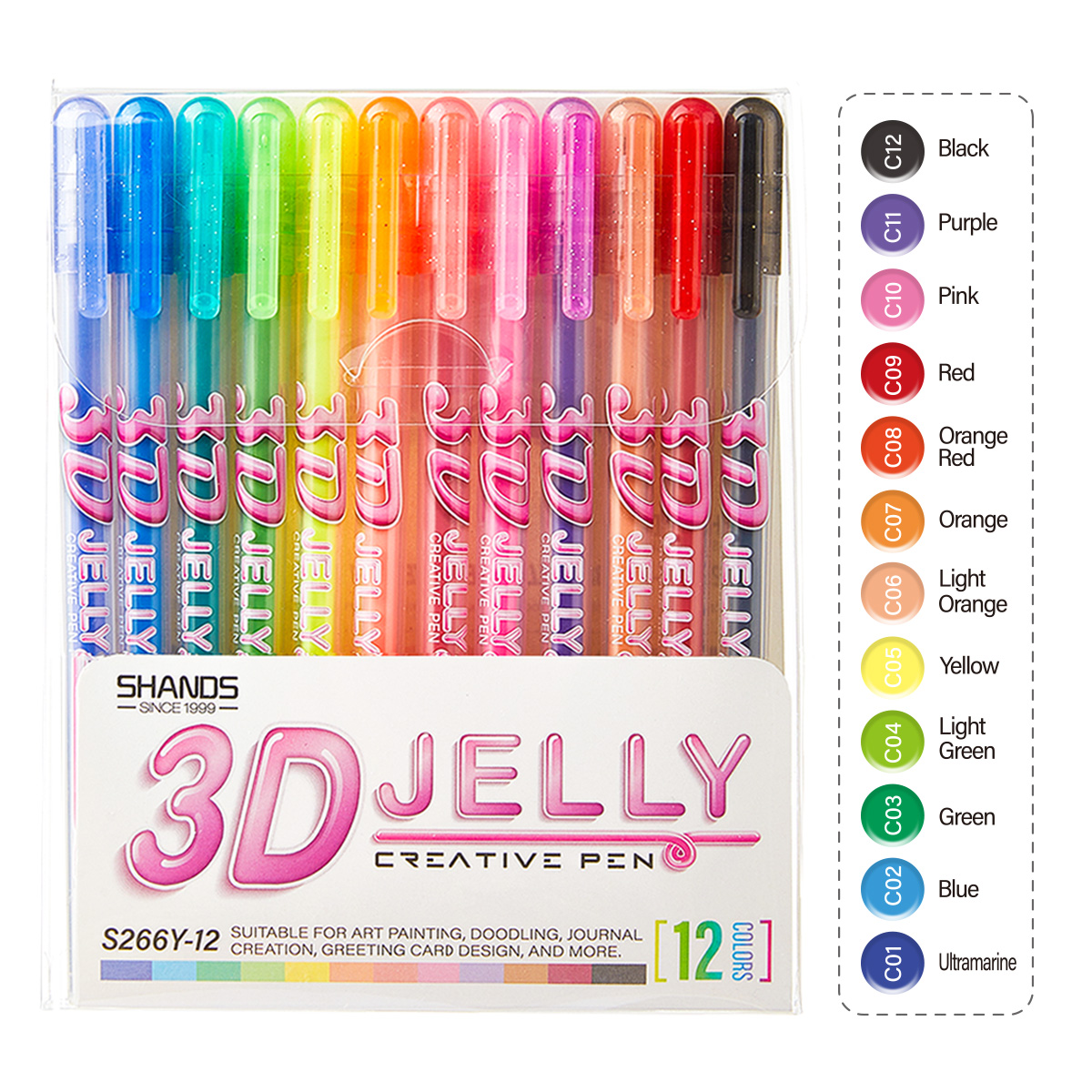 Copic Marker Sketch - SHANDS Juego de 12 bolígrafos de