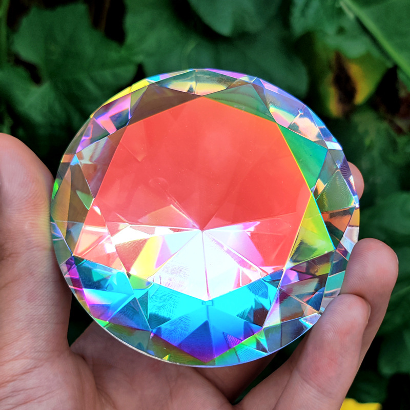 Paper Weight Crystal - Pisapapeles de cristal K9 colorido AB,