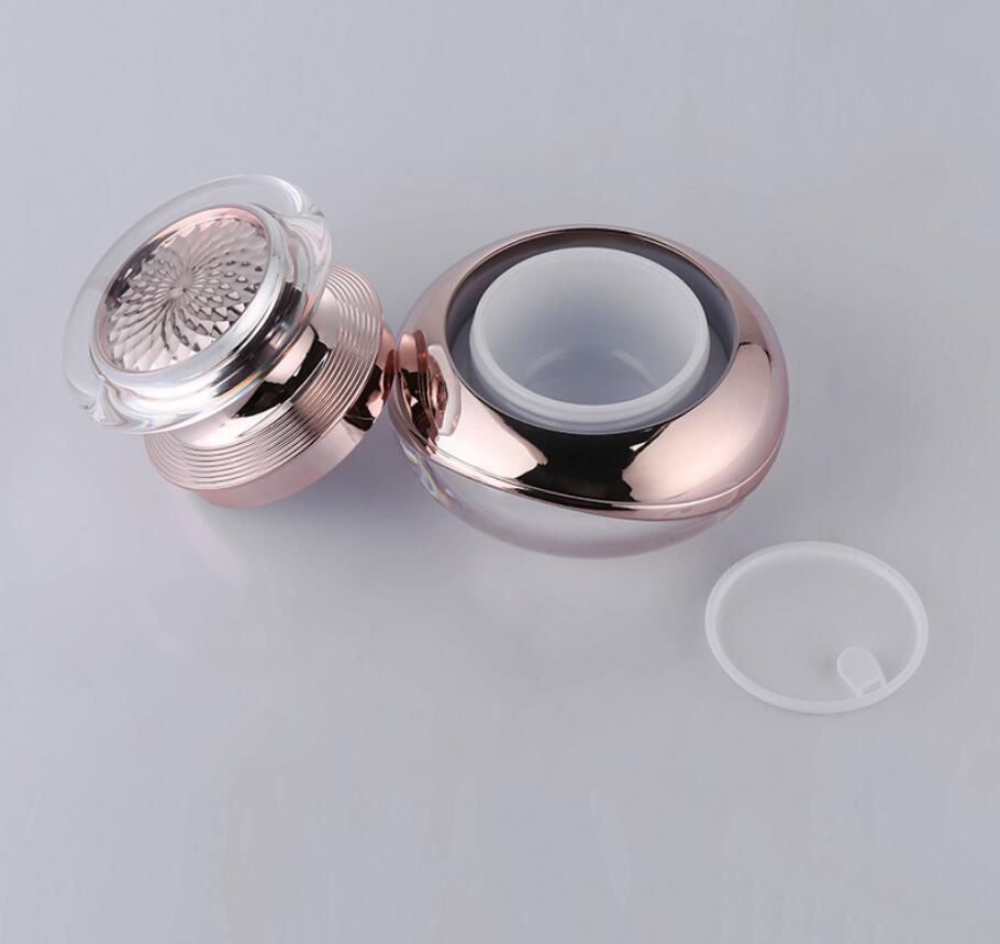 Gel Refill Pack - Envase de acrílico color oro rosa