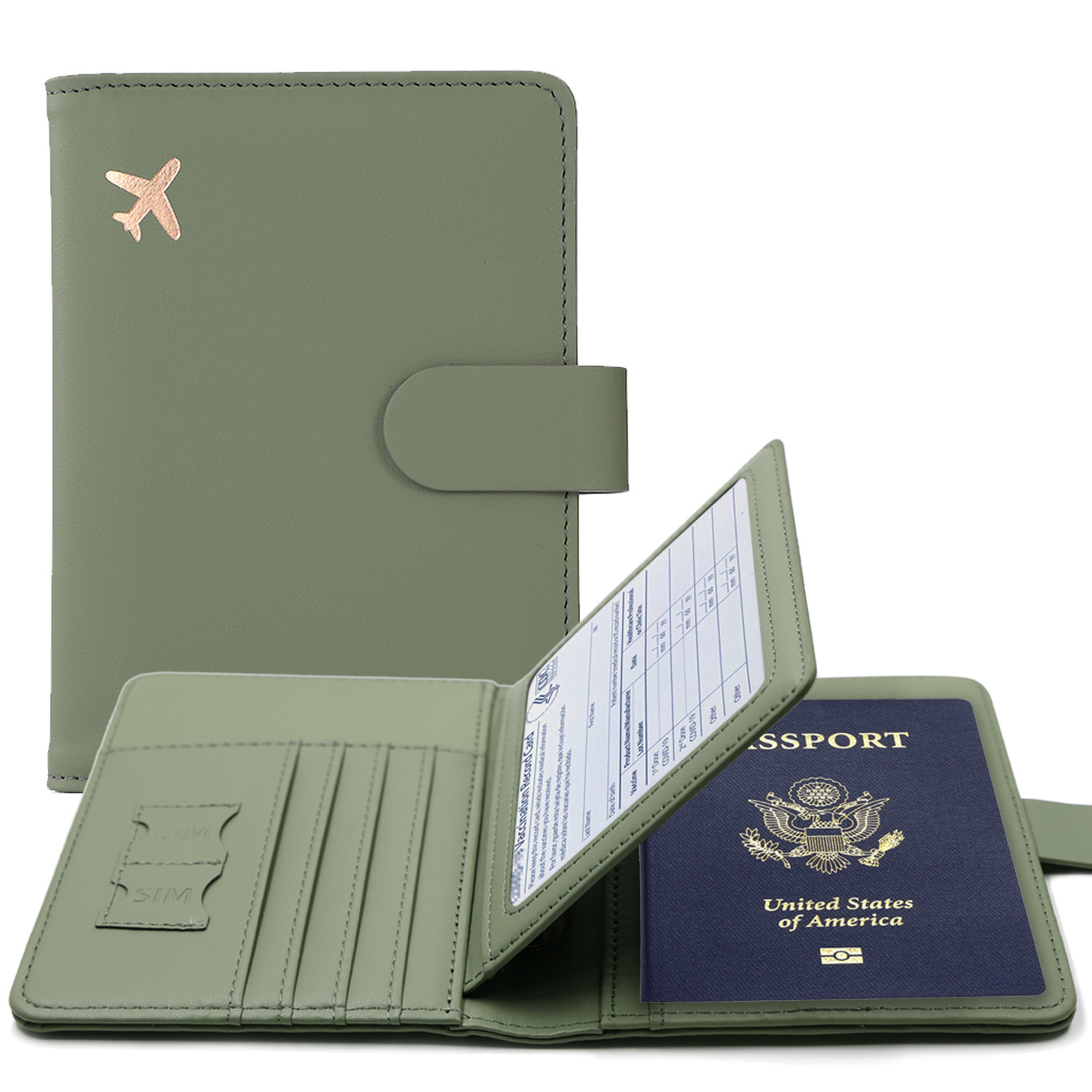 Index Card Holder - Funda para pasaporte RFID, funda para