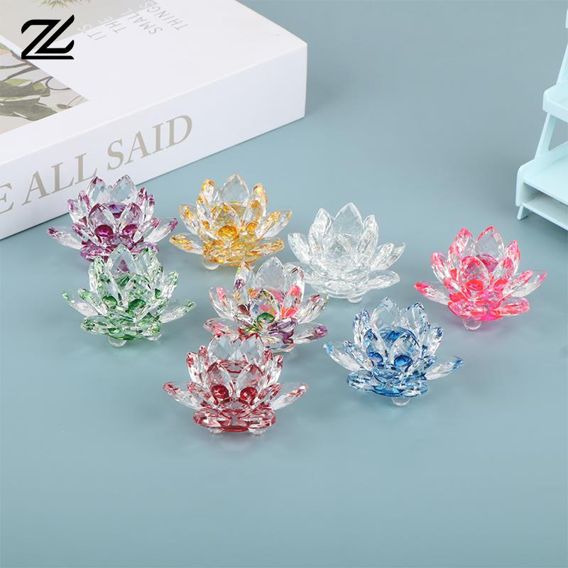 Paper Weight Crystal - Flor de Loto de cristal de