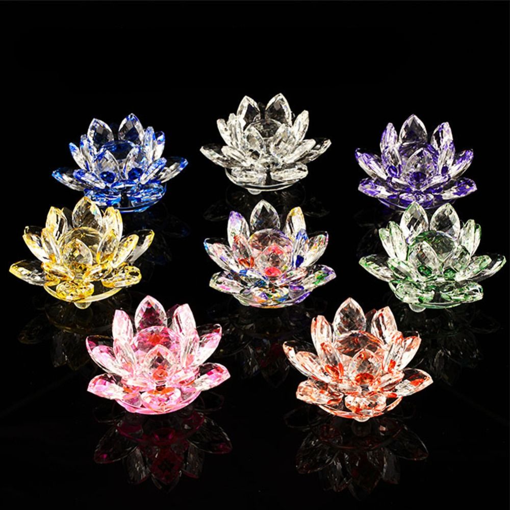 Estatuilla de flor de loto de  - Paper Weight Crystal reseña y precio