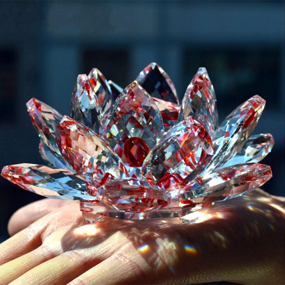 Estatuilla de flor de loto de  - Paper Weight Crystal reseña y precio