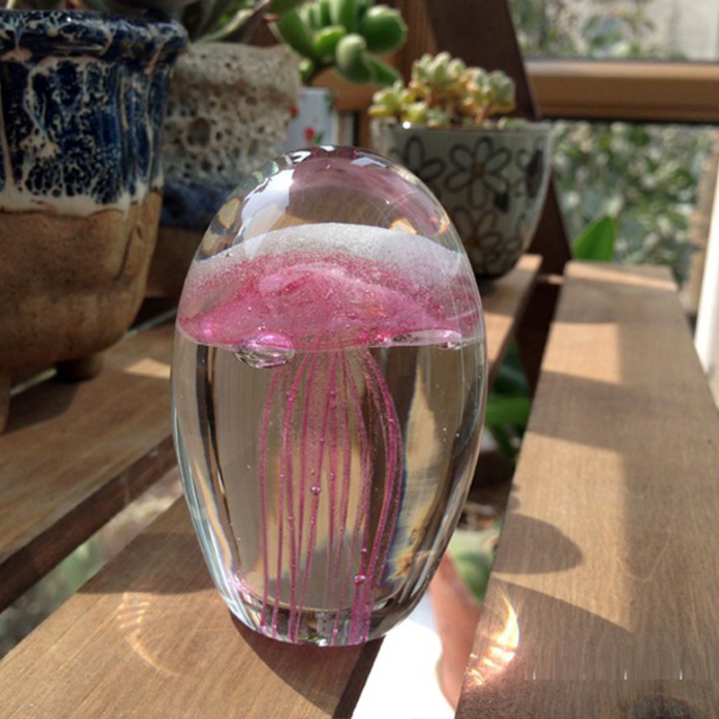 Figuras de cristal de medusas  - Paper Weight Crystal reseña y precio