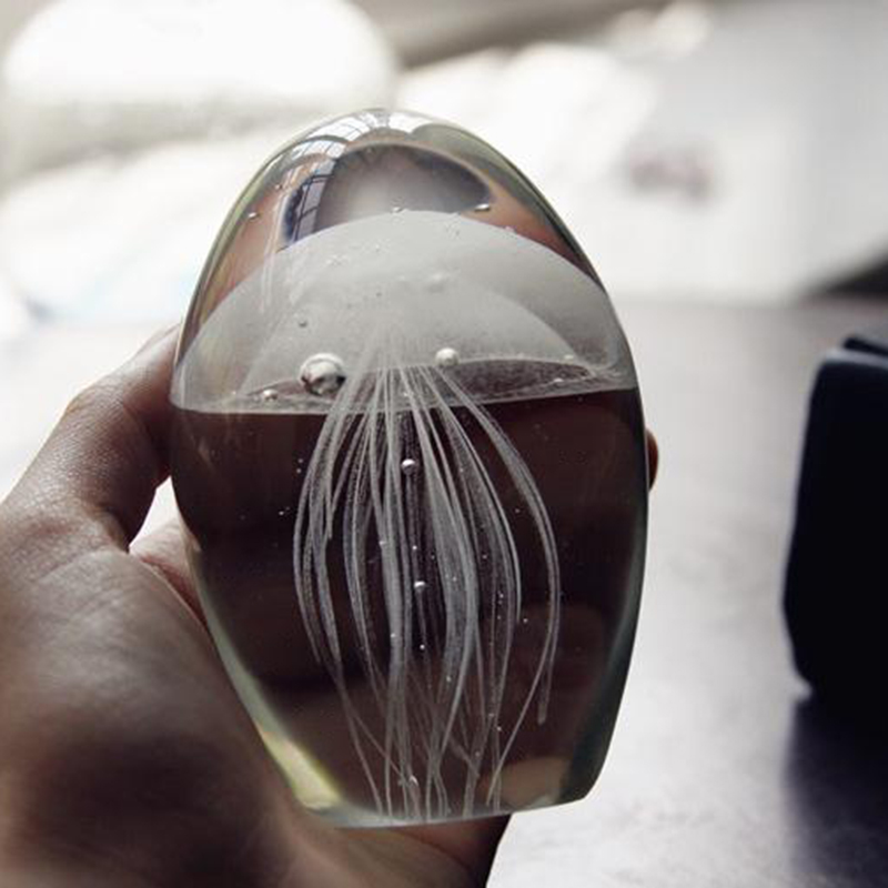 Figuras de cristal de medusas  - Paper Weight Crystal reseña y precio