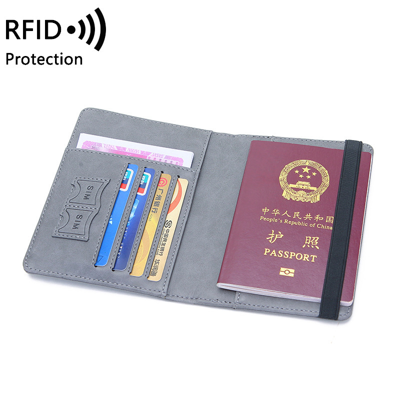 Porta pasaporte unisex de cuer - Index Card Holder reseña y precio